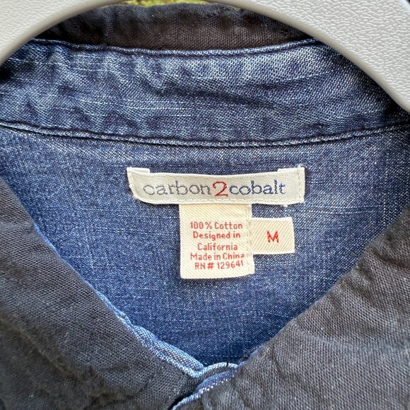 CARBON 2 COBALT HEAVY DENIM SHIRT - Picture 5 of 5